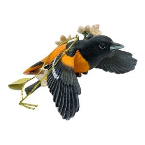 DANBURY Mint Songbird Ornament Baltimore Oriole